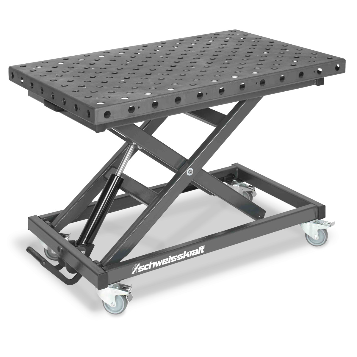 Mesa de montagem e soldagem, regulável em altura  MAT 300 SH