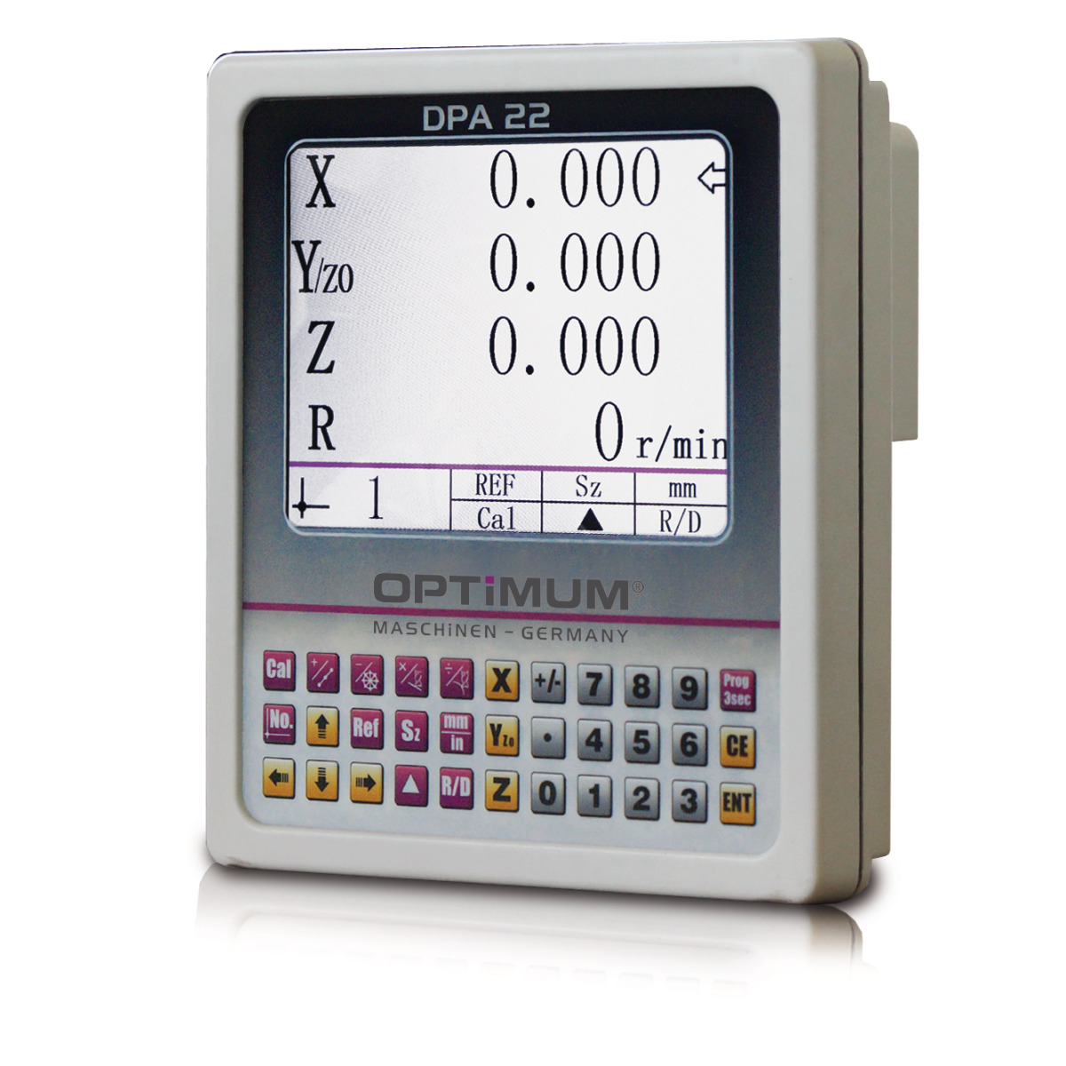 Figure shows DPA 22 with LCD display