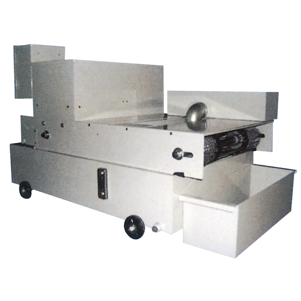 Automatic paper belt filter and cooling system