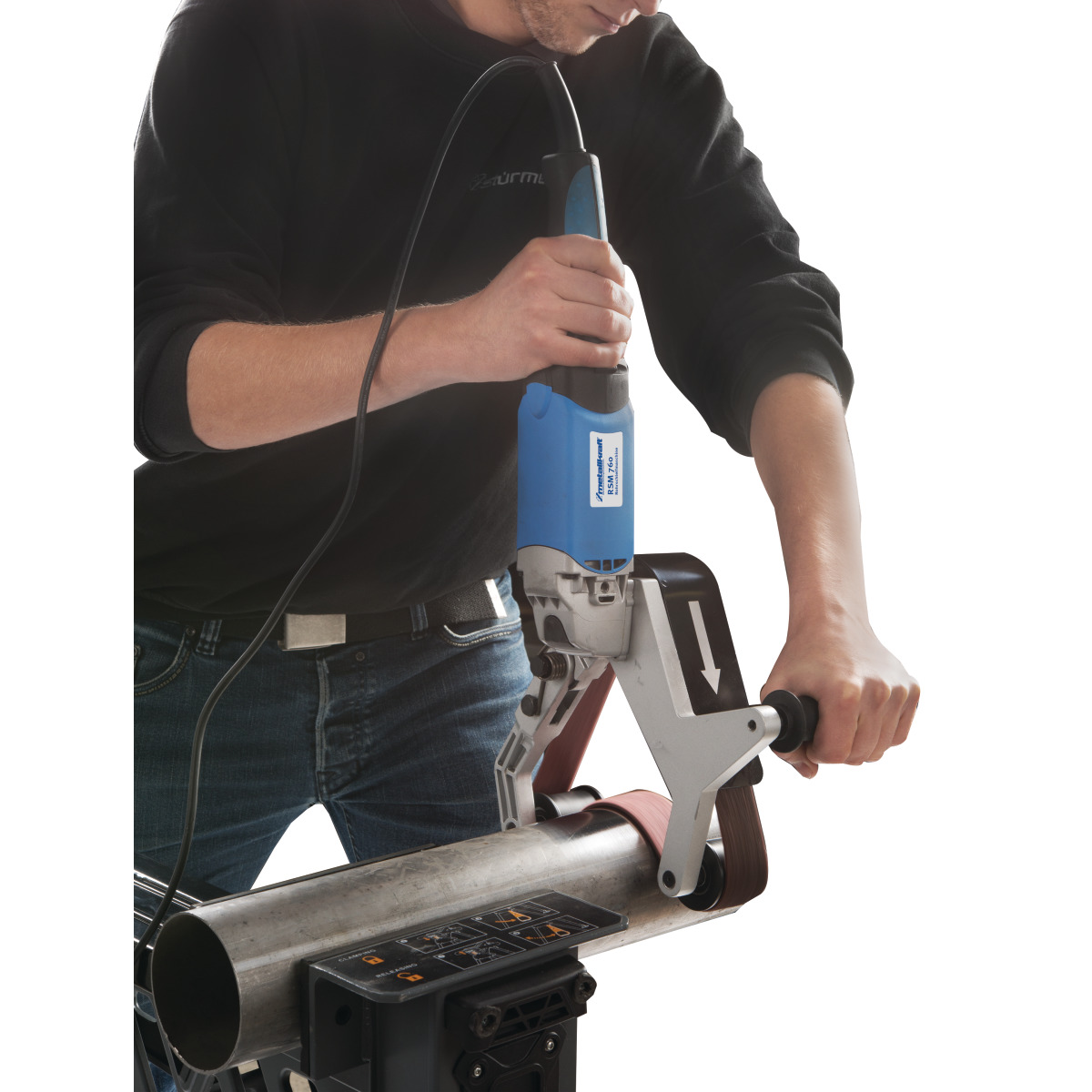 Rohrbandschleifer Bandschleifer 55790 Rohrschleifer 760mm Schweißnaht Schleifer