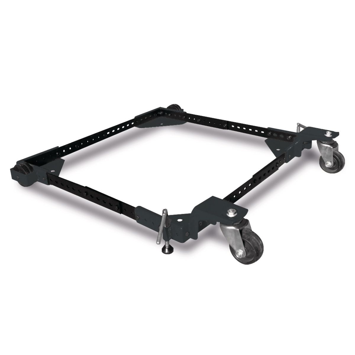 <p>Wheels rotate through 360°</p>