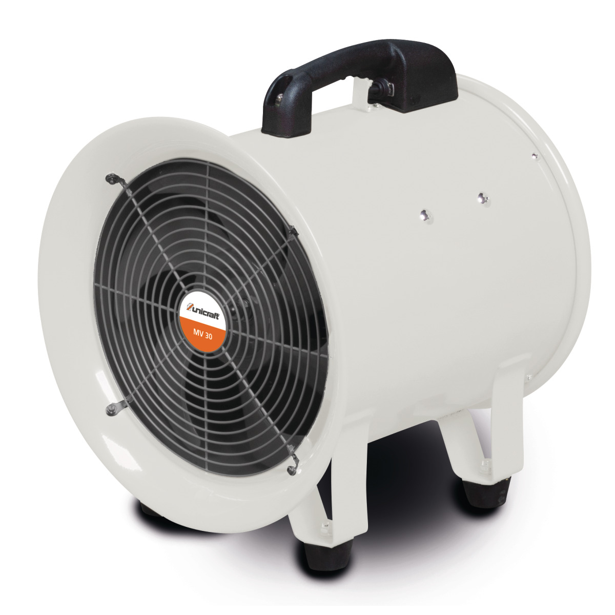 <ul><li> Portable model with handle </li><li> Four rubber feet for a stable, low-vibration stand </li></ul>