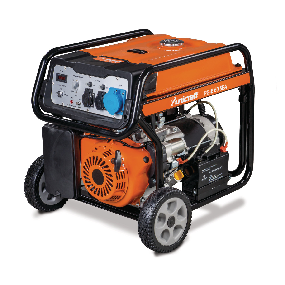 Gerador síncrono  Gasolina  PG-E 60 SEA