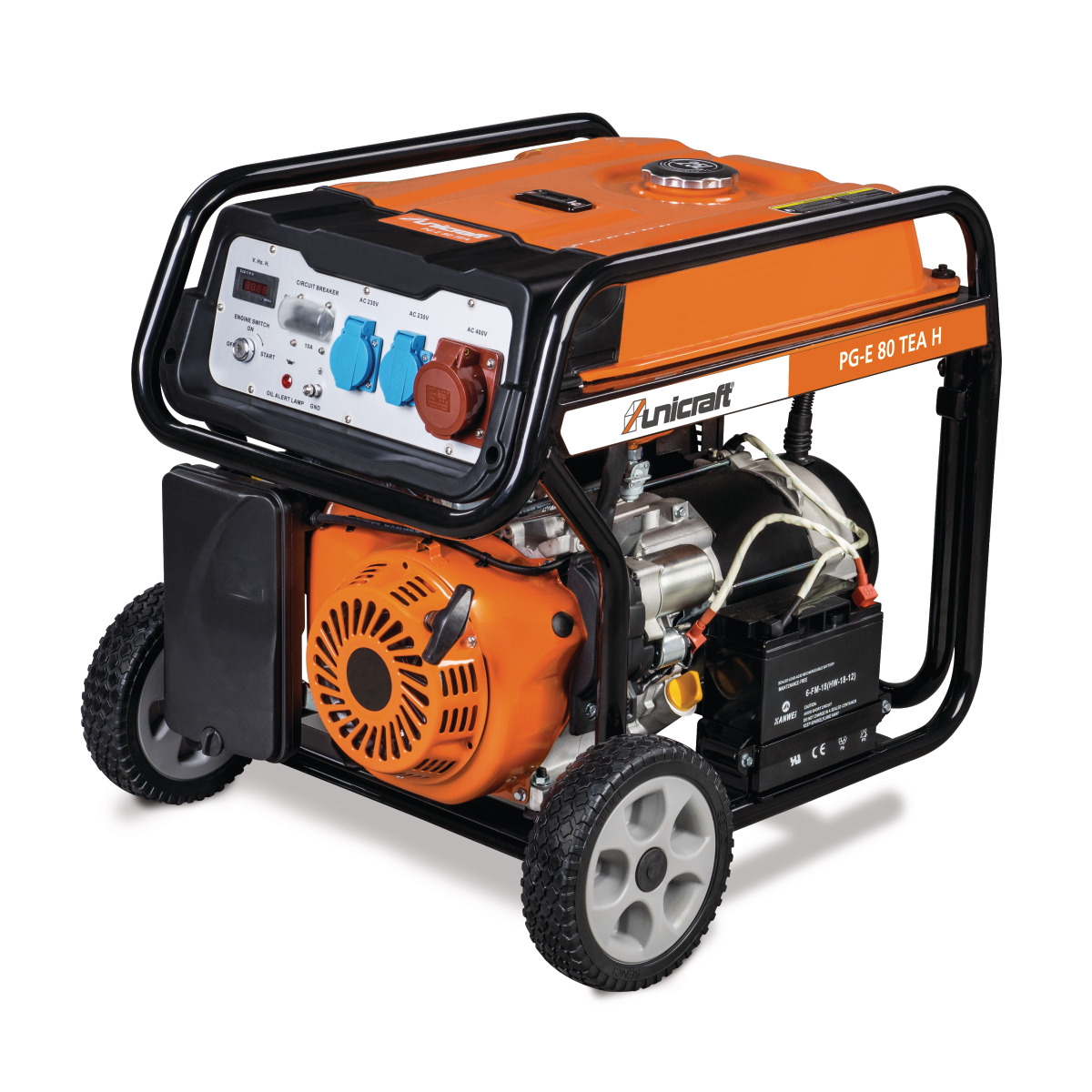 Gerador síncrono  Gasolina  PG-E 80 TEA H