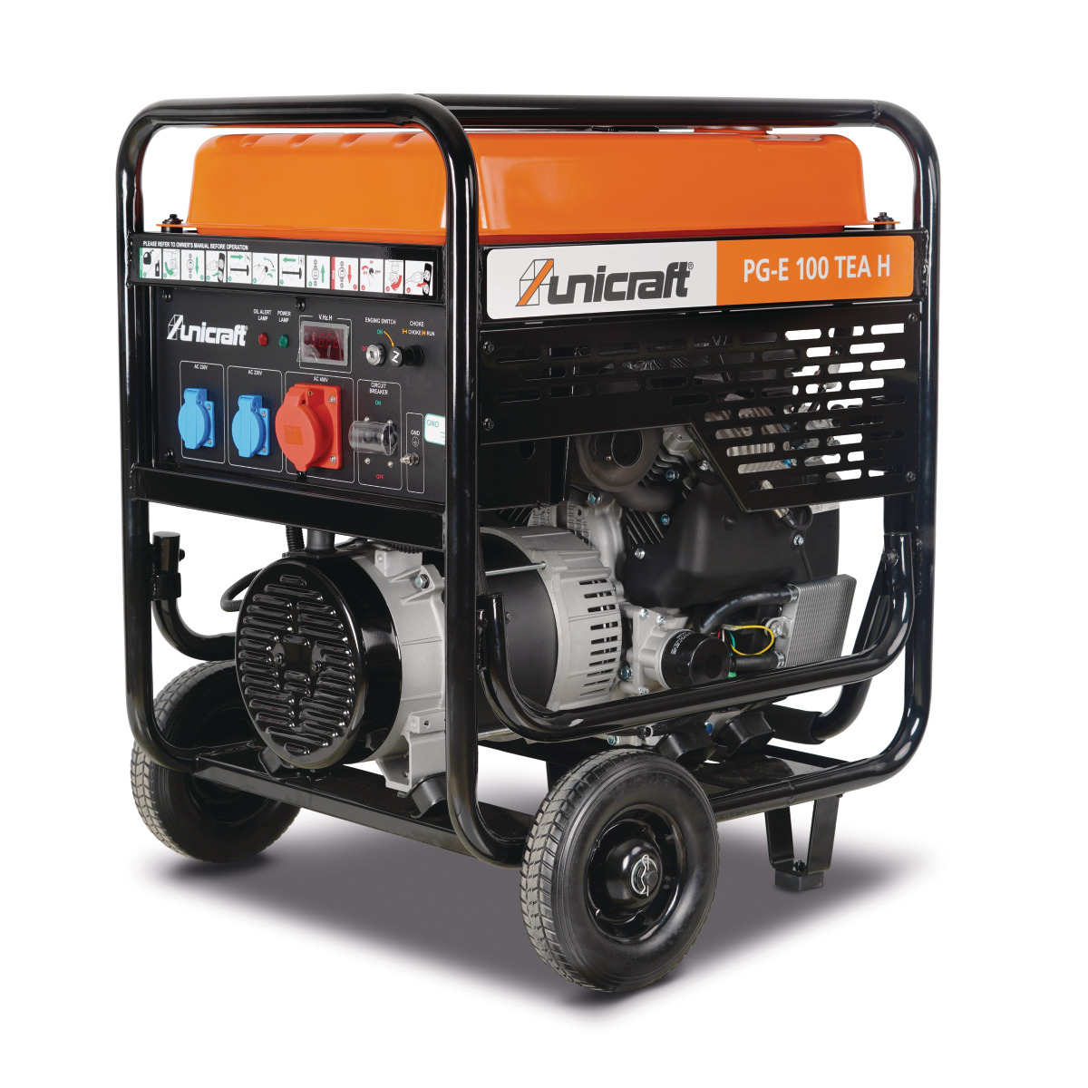 Gerador síncrono  Gasolina  PG-E 100 TEA H